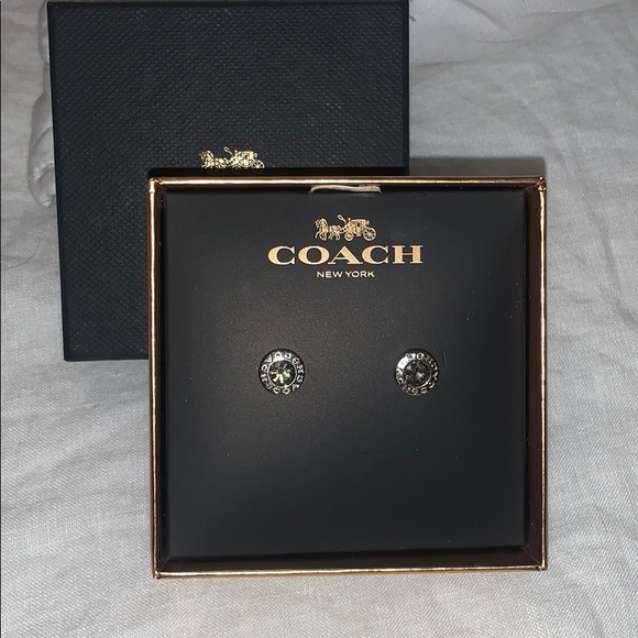 Coach Jewelry - Coach diamond earrings!